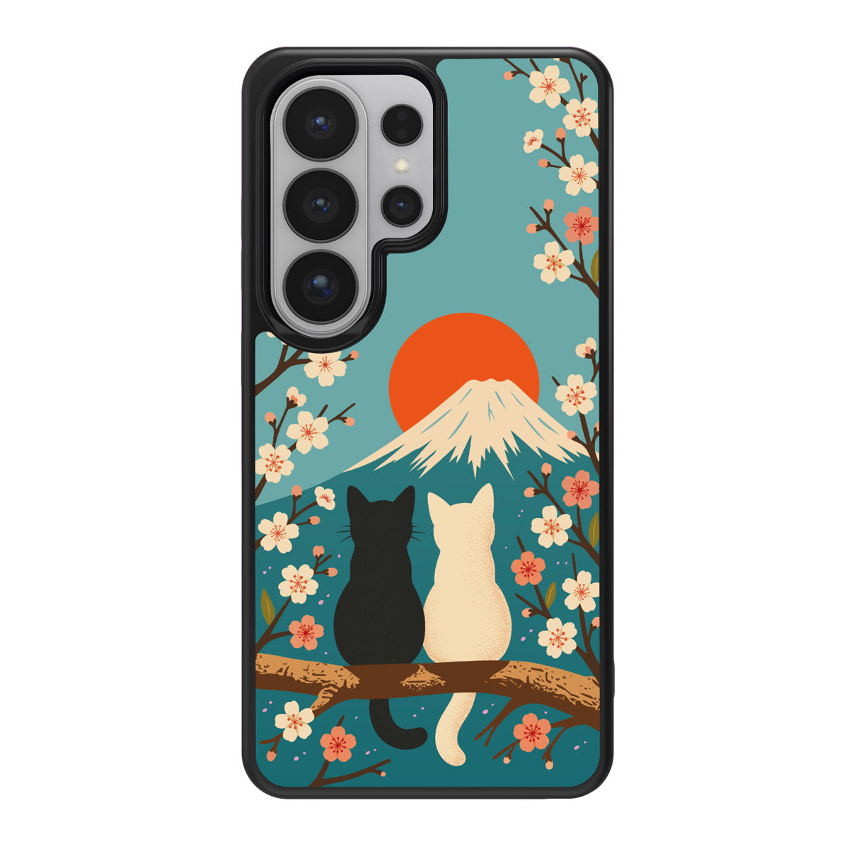 Fuji Cats design back view – Samsung Galaxy S26 Ultra case