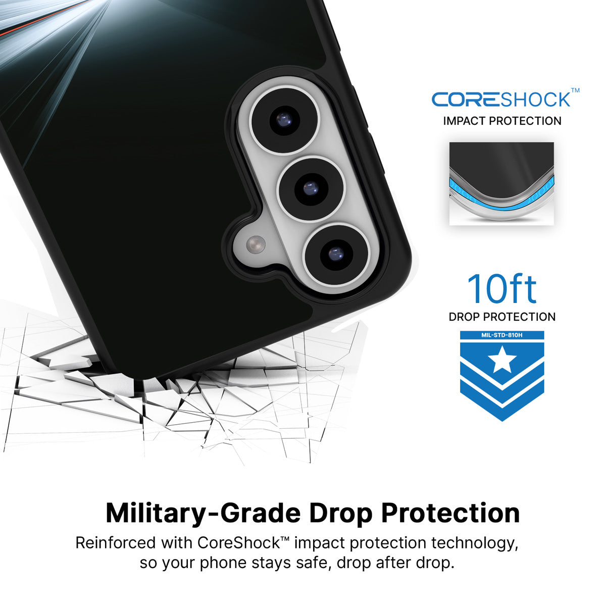 He's Flying Samsung Galaxy S26 case with 10ft military-grade drop protection