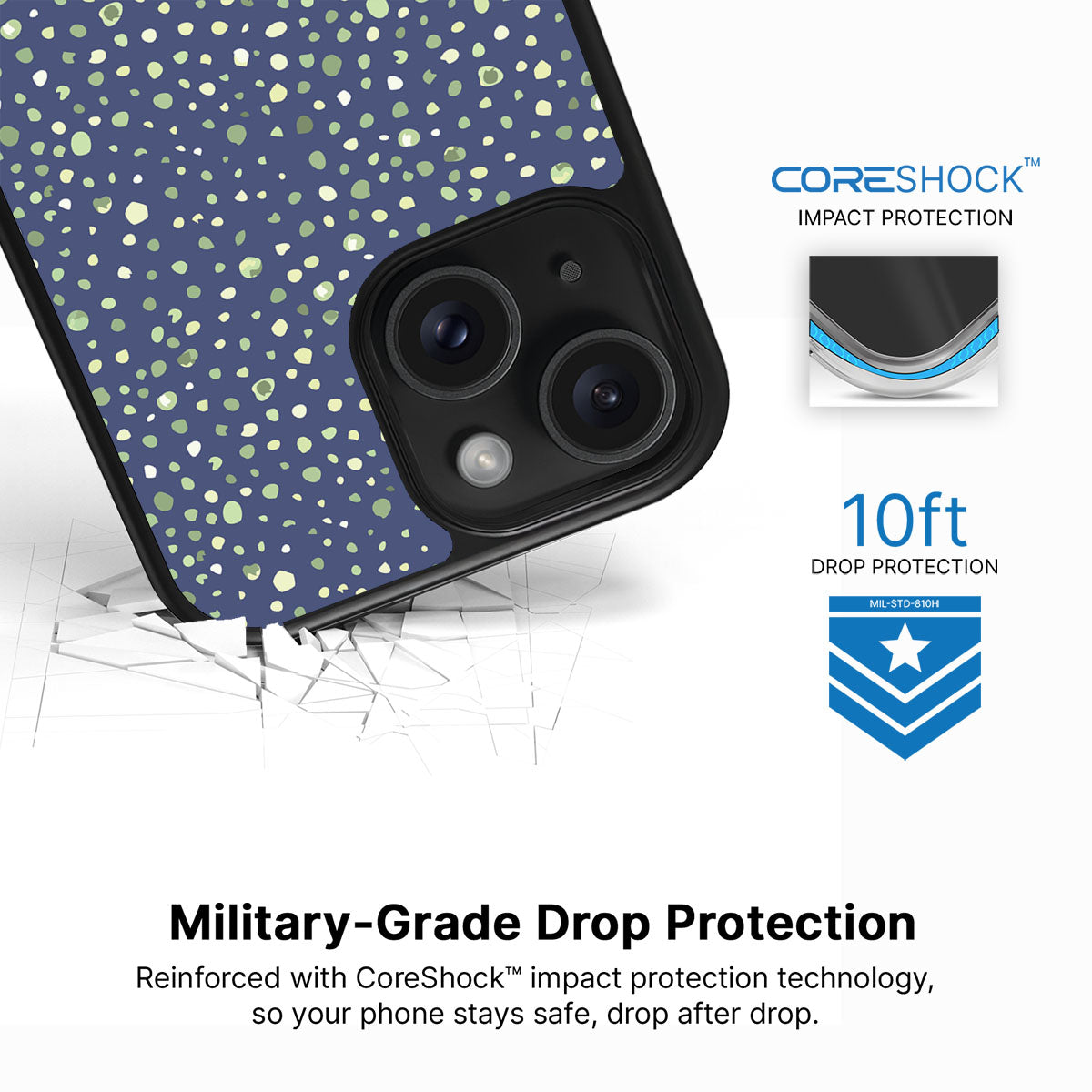 Blue Spring Dew - iPhone 13 Case #case type_core (magsafe), #case type_core (non magsafe)