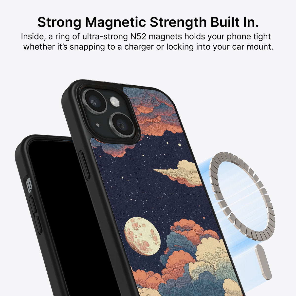 Blushed Moon - iPhone 13 Case #case type_core (magsafe)