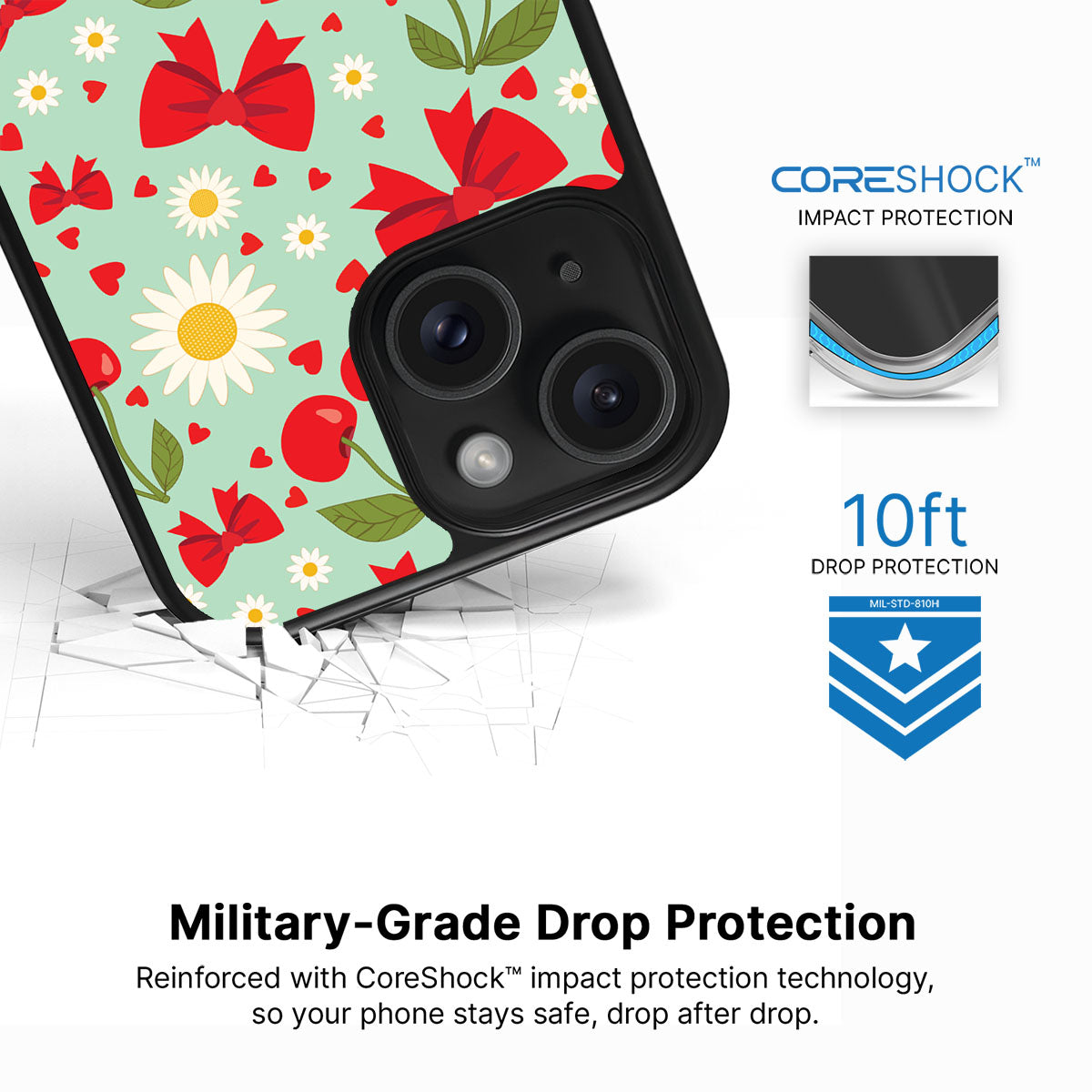 Blushing Bows - iPhone 13 Case #case type_core (magsafe), #case type_core (non magsafe)