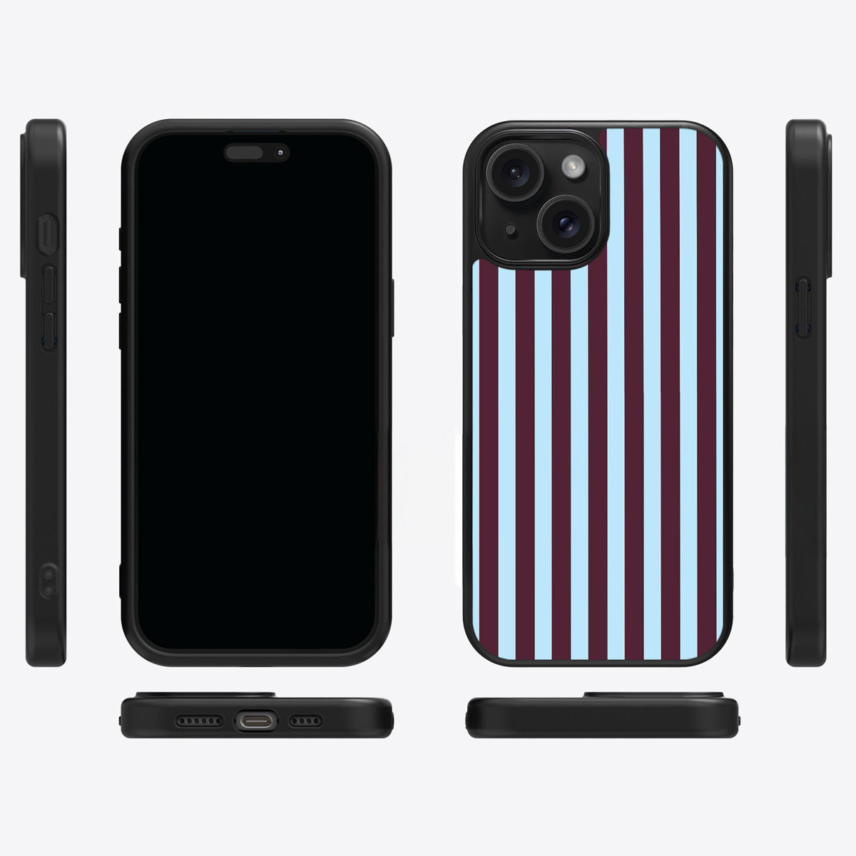 Cabernet Column iPhone 13 case cover – multi-angle view
