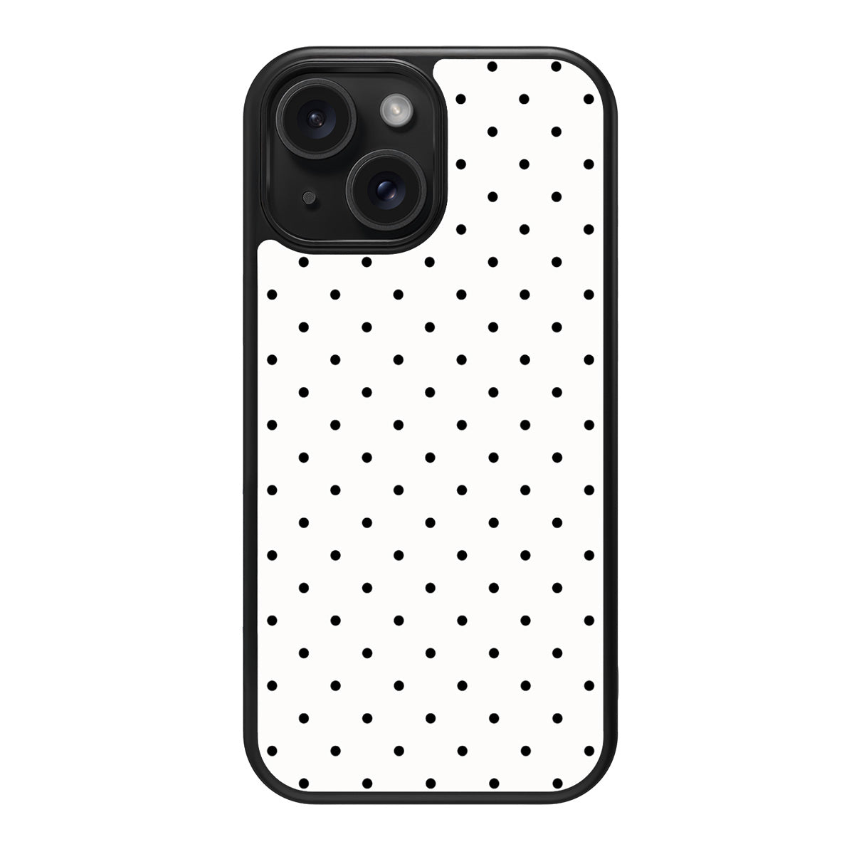 Ivory Sprinkle design back view – iPhone 13 case
