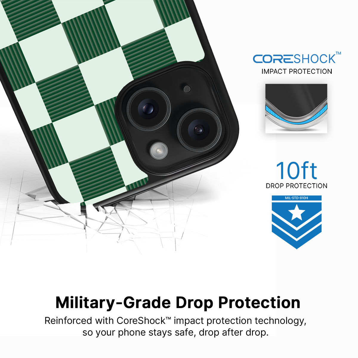 Luxe Emerald - iPhone 13 Case #case type_core (magsafe), #case type_core (non magsafe)