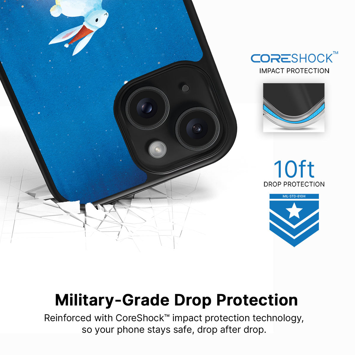 Santa Bunny - iPhone 13 Case #case type_core (magsafe), #case type_core (non magsafe)