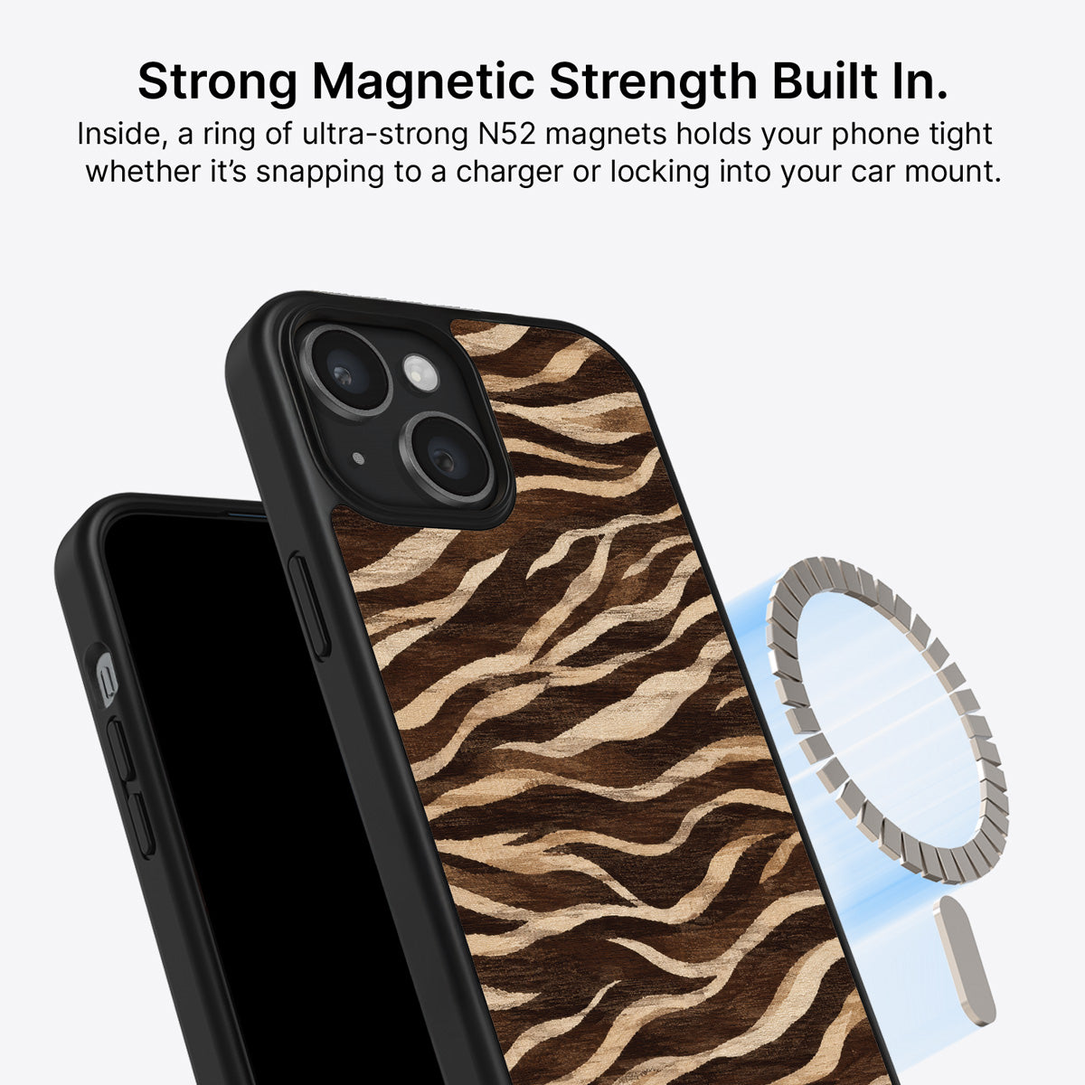 iPhone 13 MagSafe case – Savanna Silk design