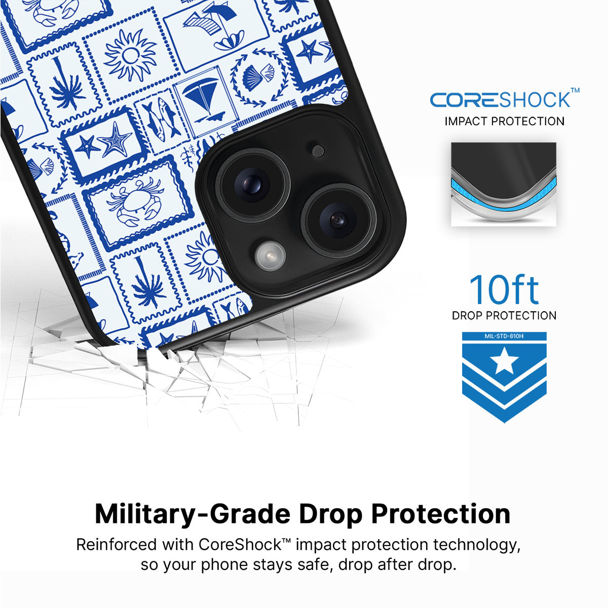 Seaside Sketches - iPhone 13 Case #case type_core (magsafe), #case type_core (non magsafe)