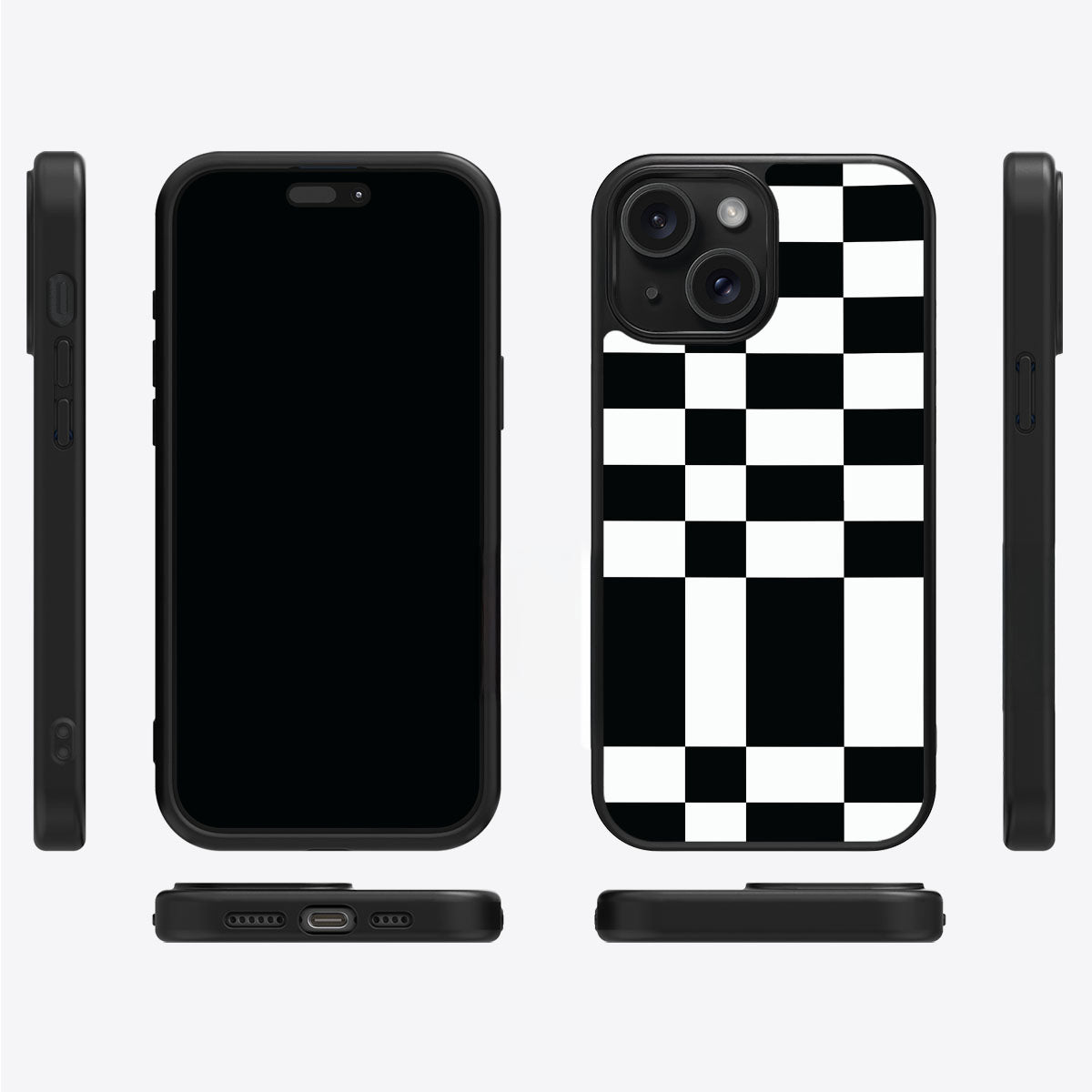 Skewed Checks - iPhone 13 Case  #case type_core (magsafe), #case type_core (non magsafe)