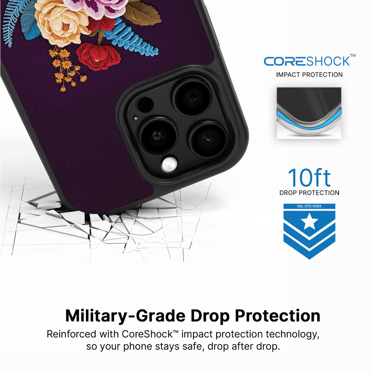 Baroque Bloom - iPhone 13 Pro Case