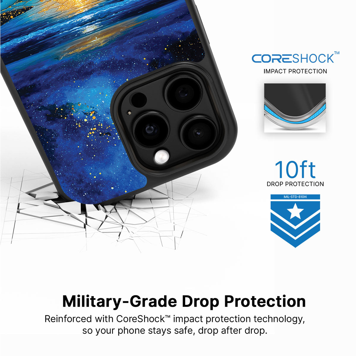 Cosmic Seascape - iPhone 13 Pro Case