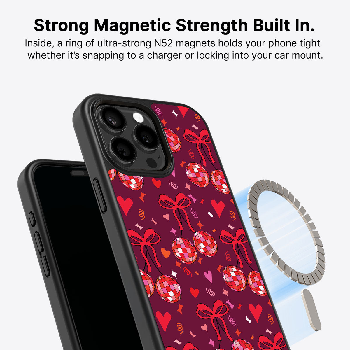 Disco Cherries - iPhone 13 Pro Case #case type_core (magsafe)