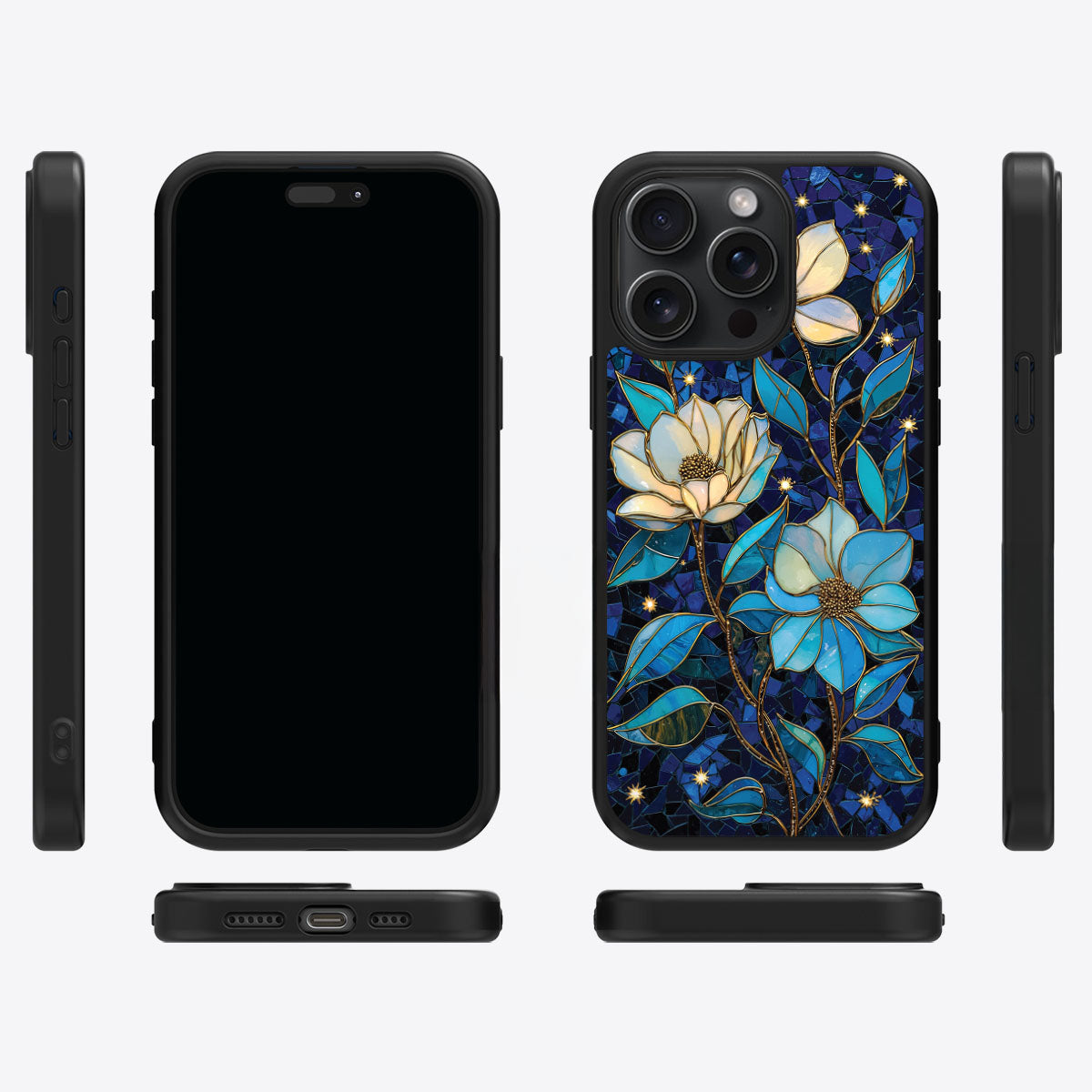 iPhone 13 Pro Case with MagSafe – Midnight Magnolia