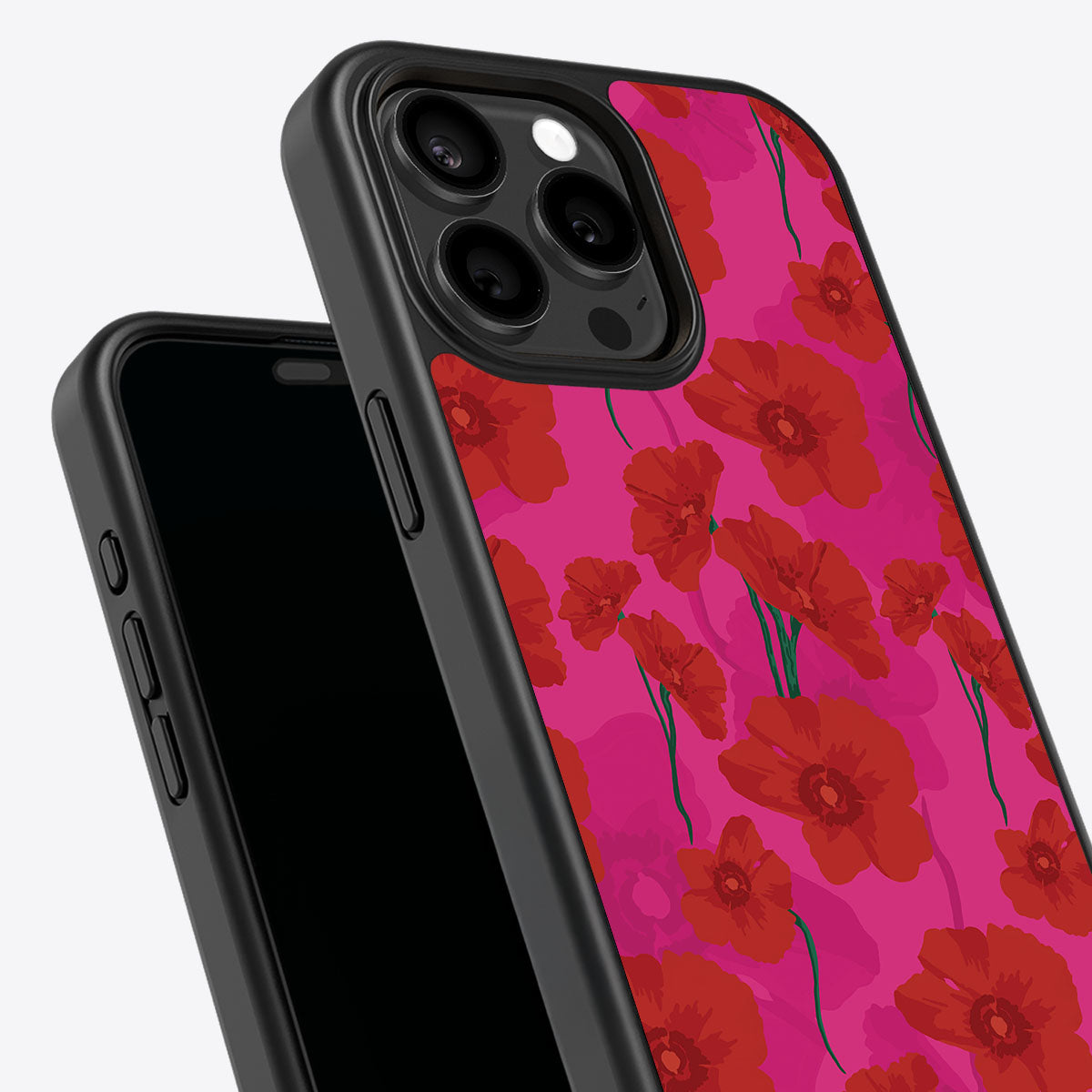Pink Poppies - iPhone 13 Pro Case #case type_core (non magsafe)