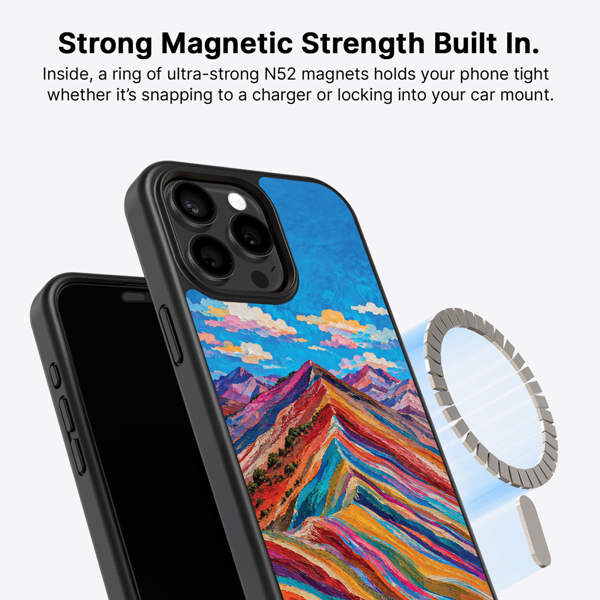 iPhone 13 Pro MagSafe case – Spectrum Ridge design
