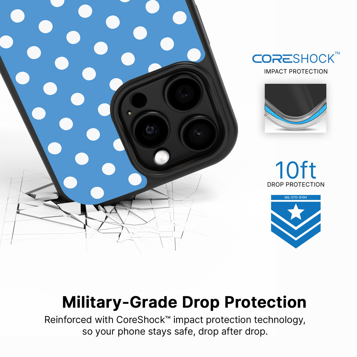 Summer Breeze iPhone 13 Pro case with drop protection