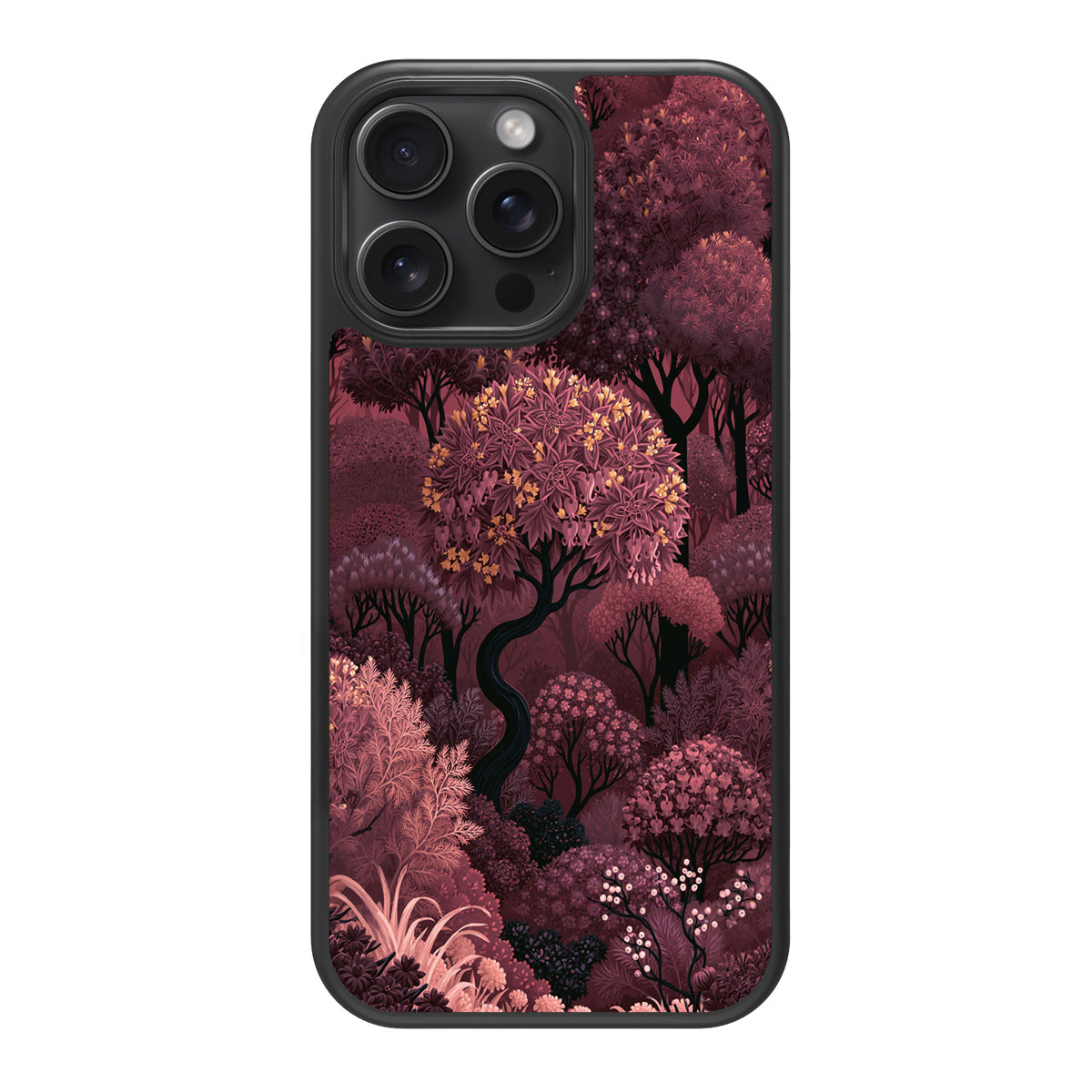 Velvet Reverie design back view – iPhone 13 Pro case