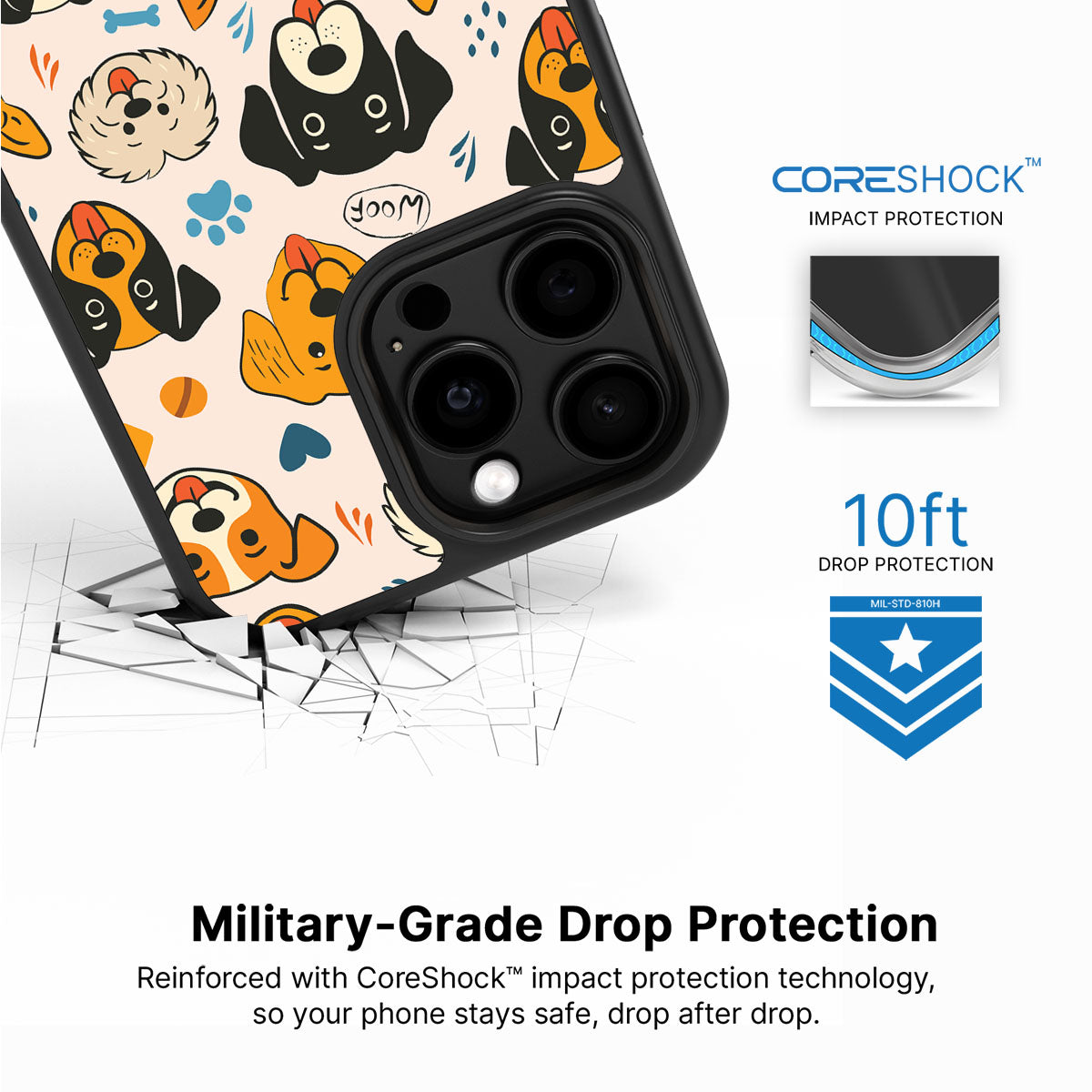 Woof Squad - iPhone 13 Pro Case, #case type_core (magsafe), #case type_core (non magsafe)