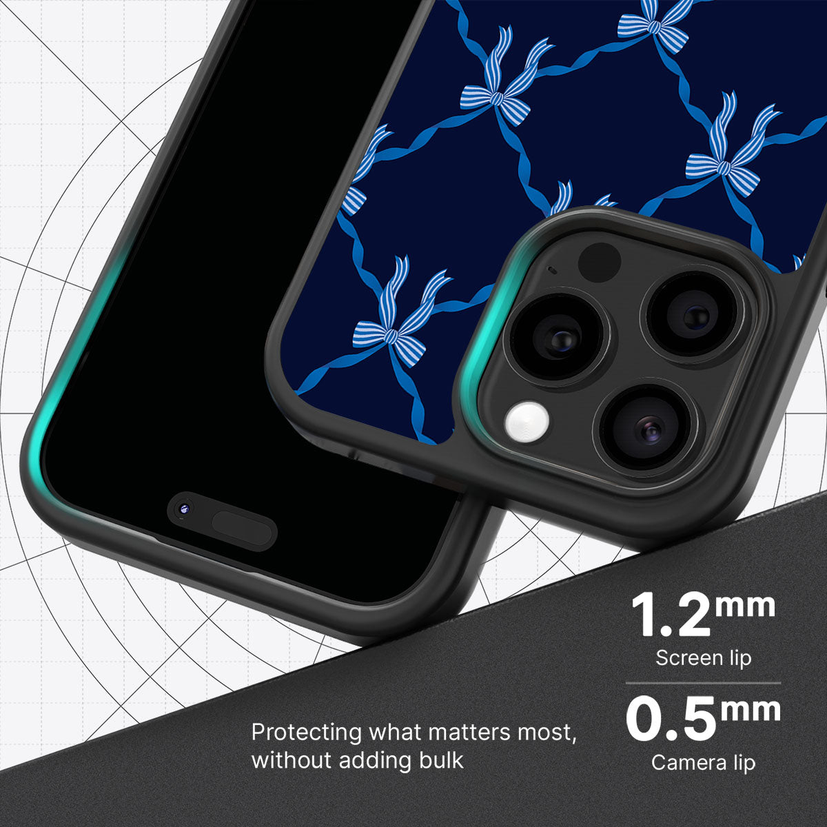 Azure Elegance - iPhone 13 Pro Max Case