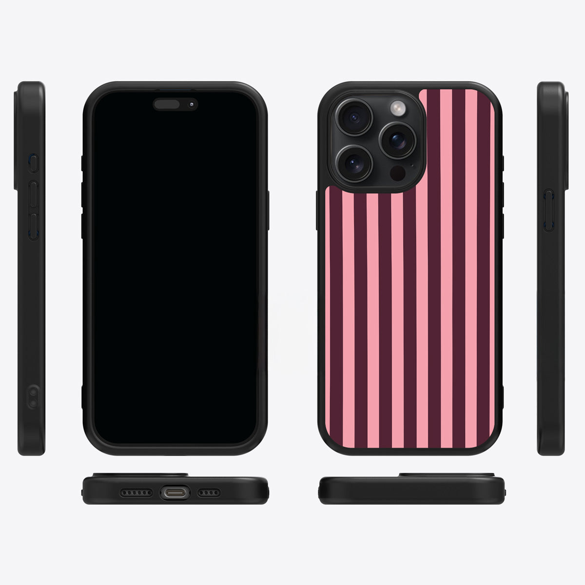 Candy Column iPhone 13 Pro Max case cover – multi-angle view