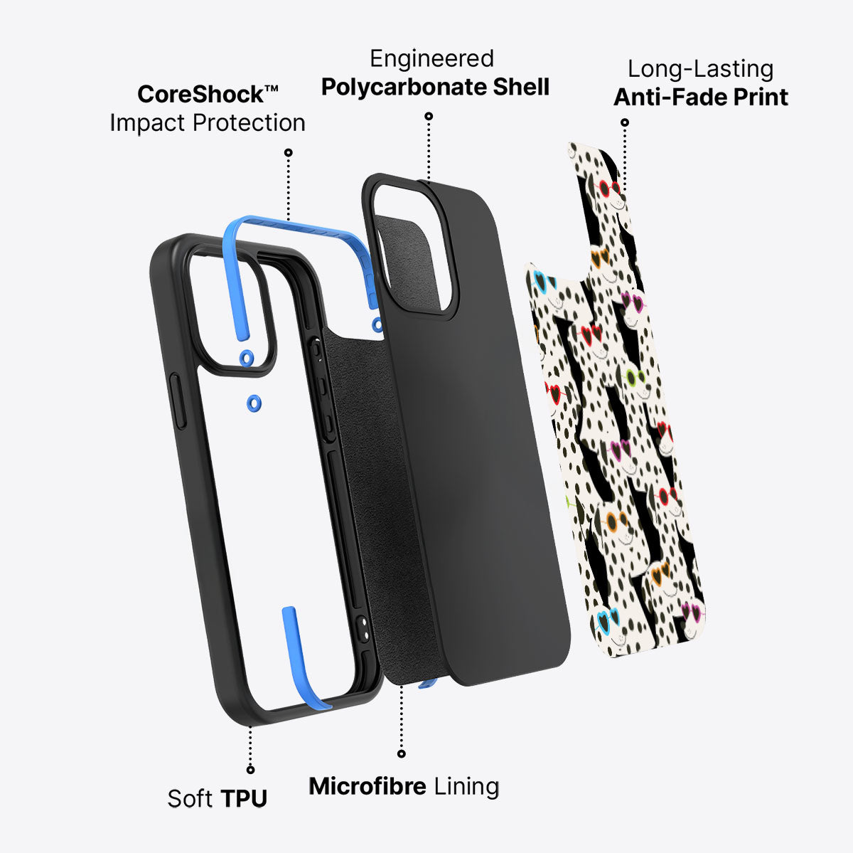 Dalmatian Dog - iPhone 13 Pro Max Case, #case type_core (non magsafe)