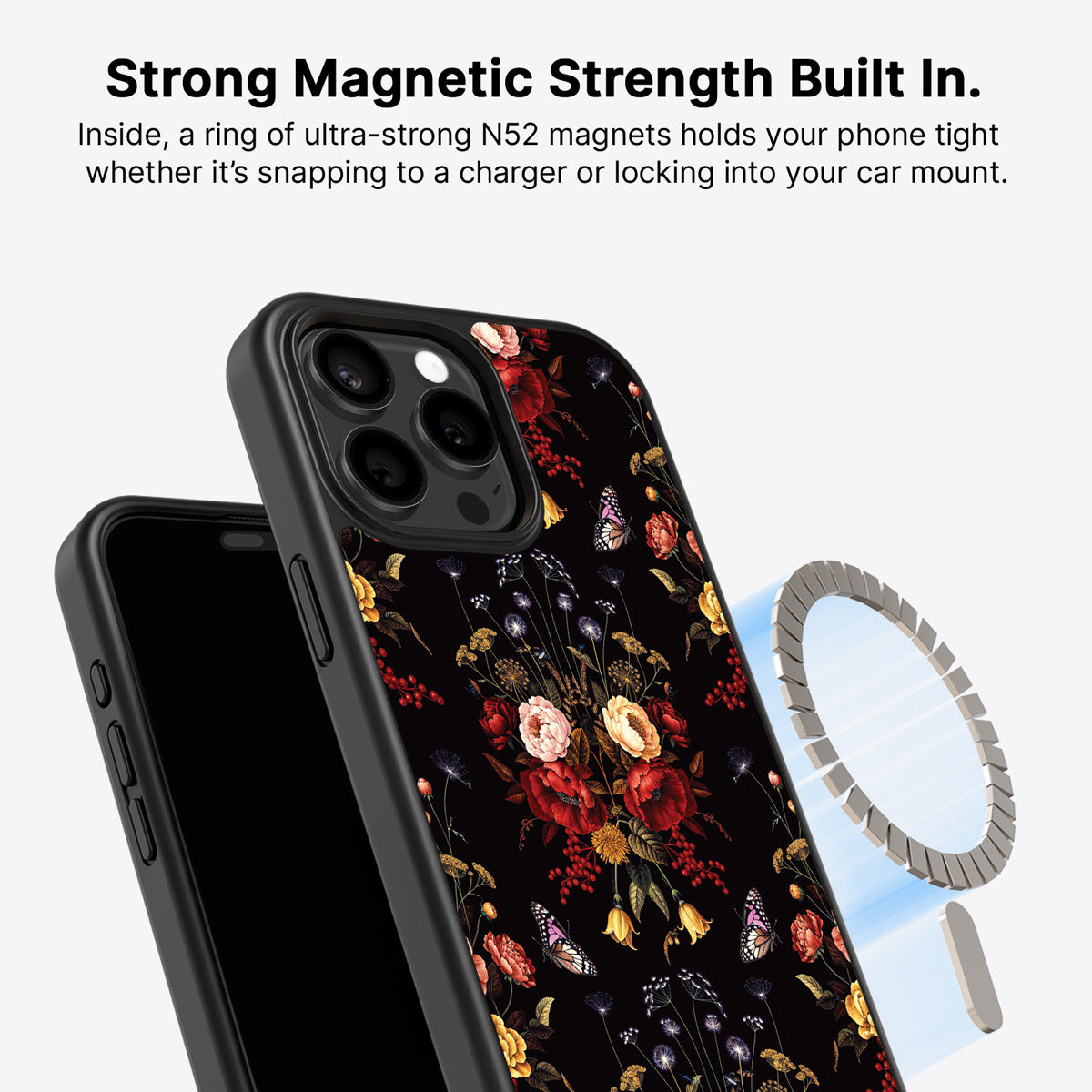 iPhone 13 Pro Max MagSafe case – Kelmscott Bloom design