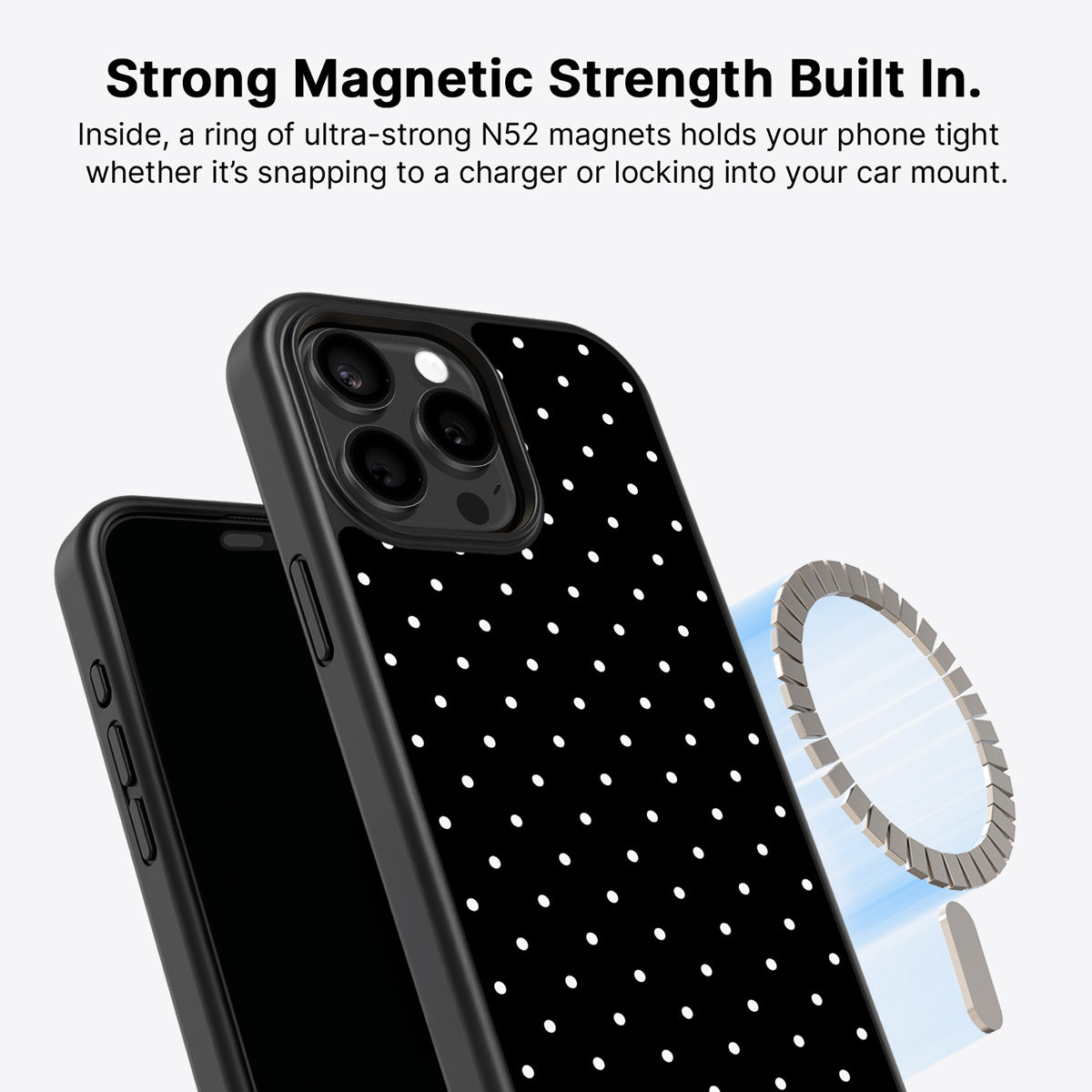 iPhone 13 Pro Max MagSafe case – Midnight Confetti design