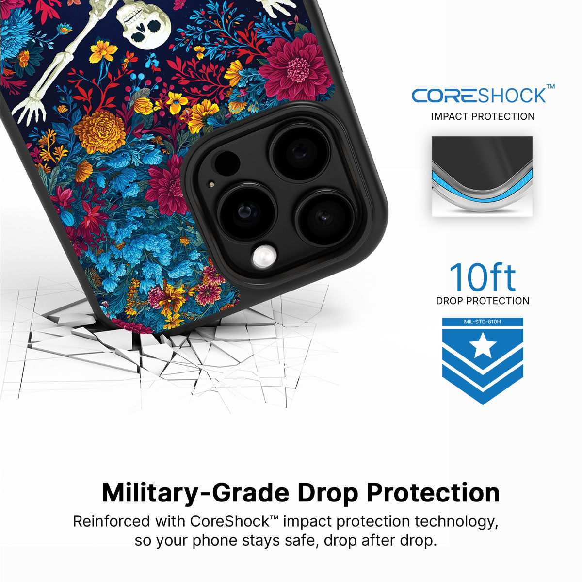 iPhone 13 Pro Max Case with MagSafe – Skeleton Garden