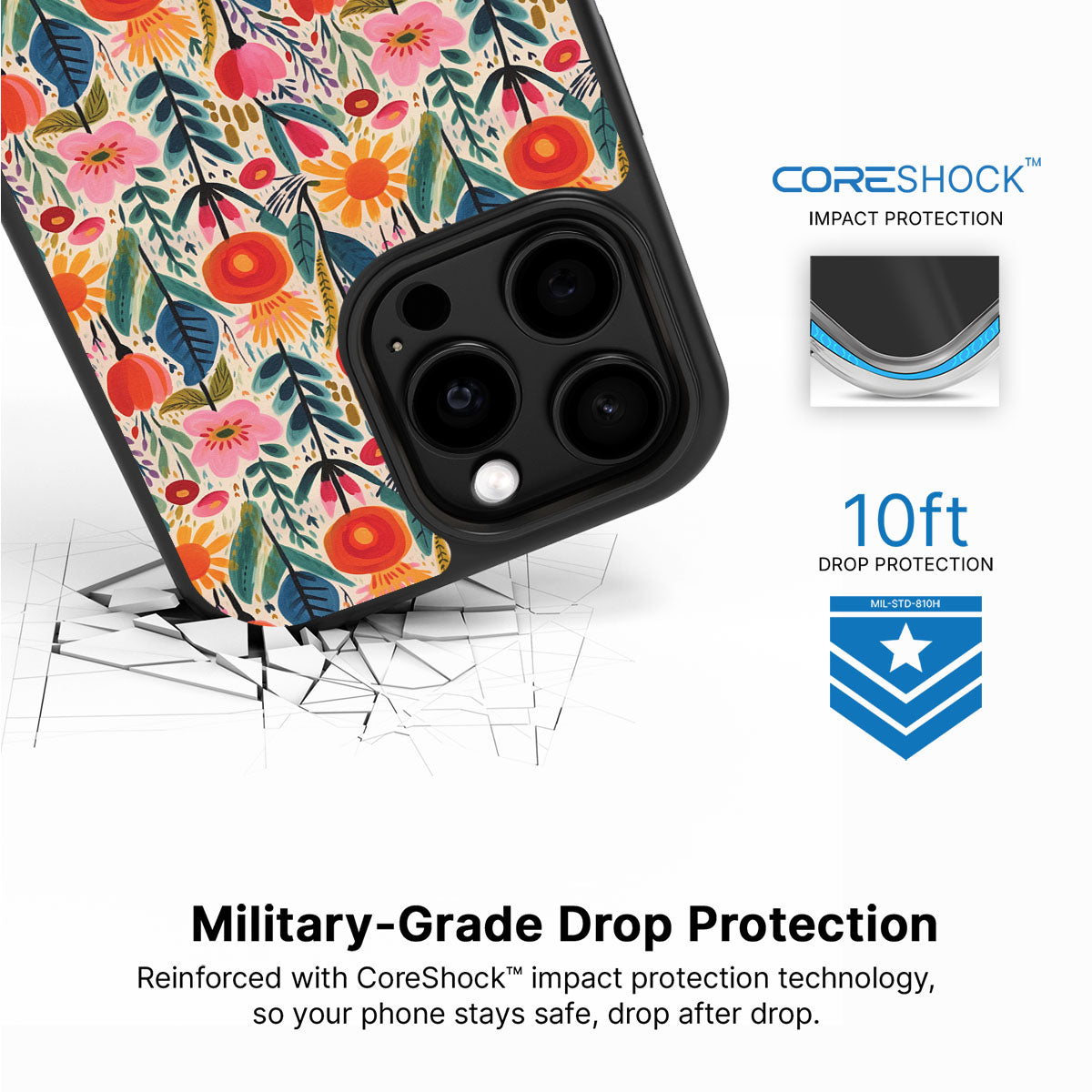 Wild Blossoms - iPhone 13 Pro Max Case #case type_core (magsafe), #case type_core (non magsafe)