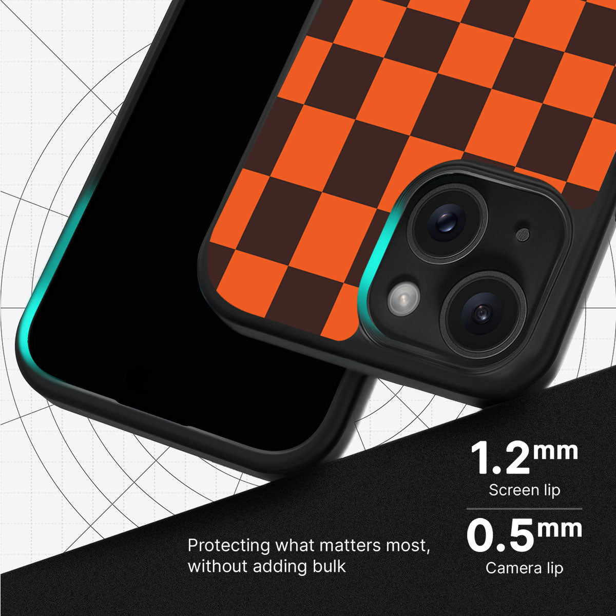 Amber Pop slim iPhone 14 phone case