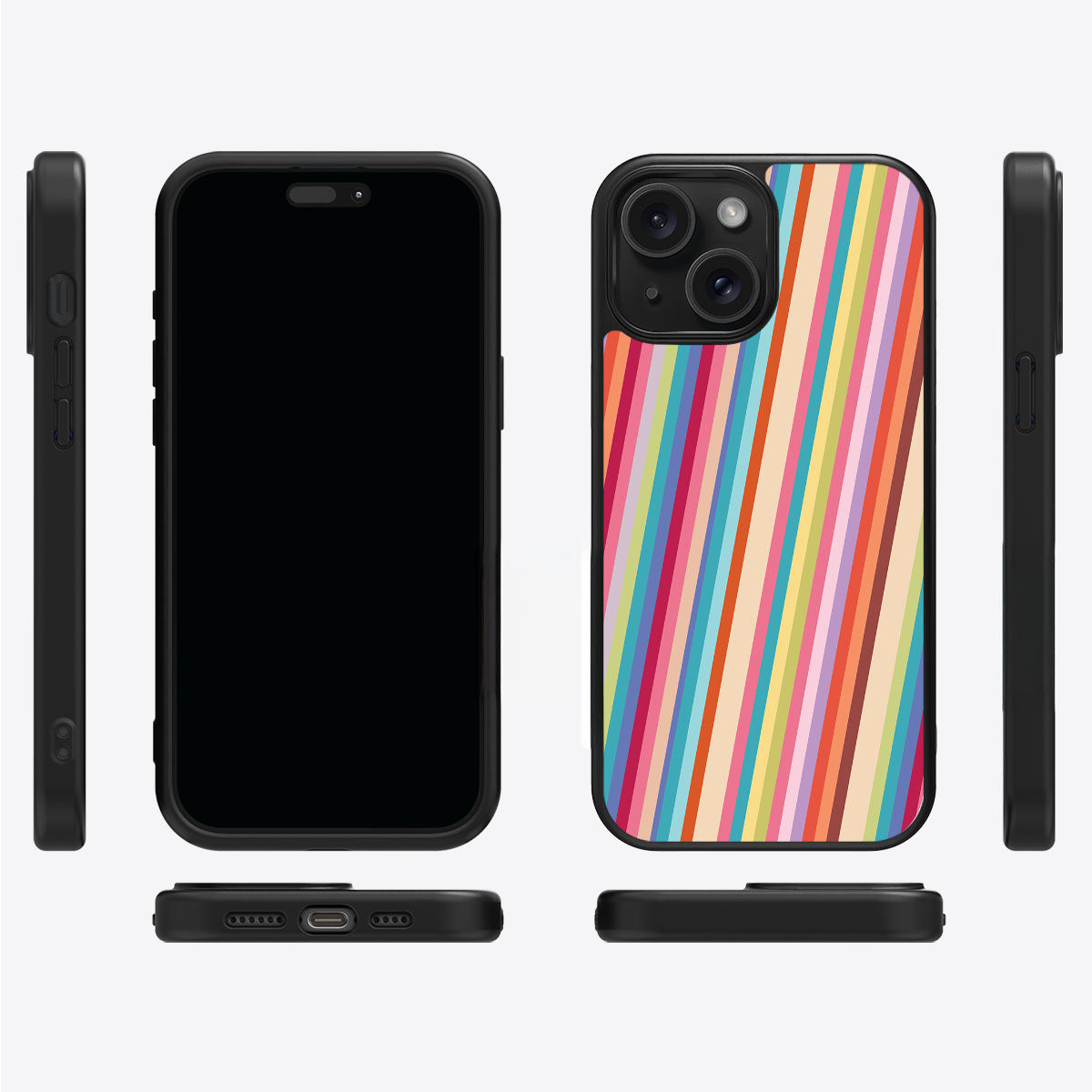 Candy Stripe - iPhone 14 Case #case type_core (magsafe), #case type_core (non magsafe)