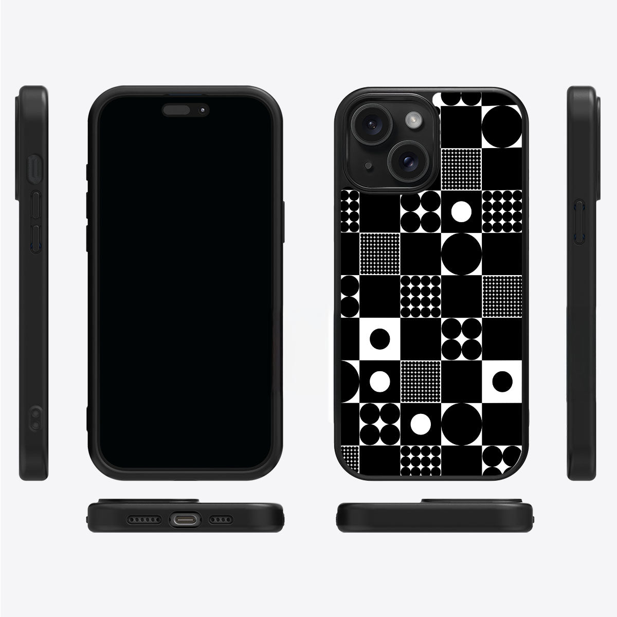 Grid and Orb - iPhone 14 Case #case type_core (magsafe), #case type_core (non magsafe)
