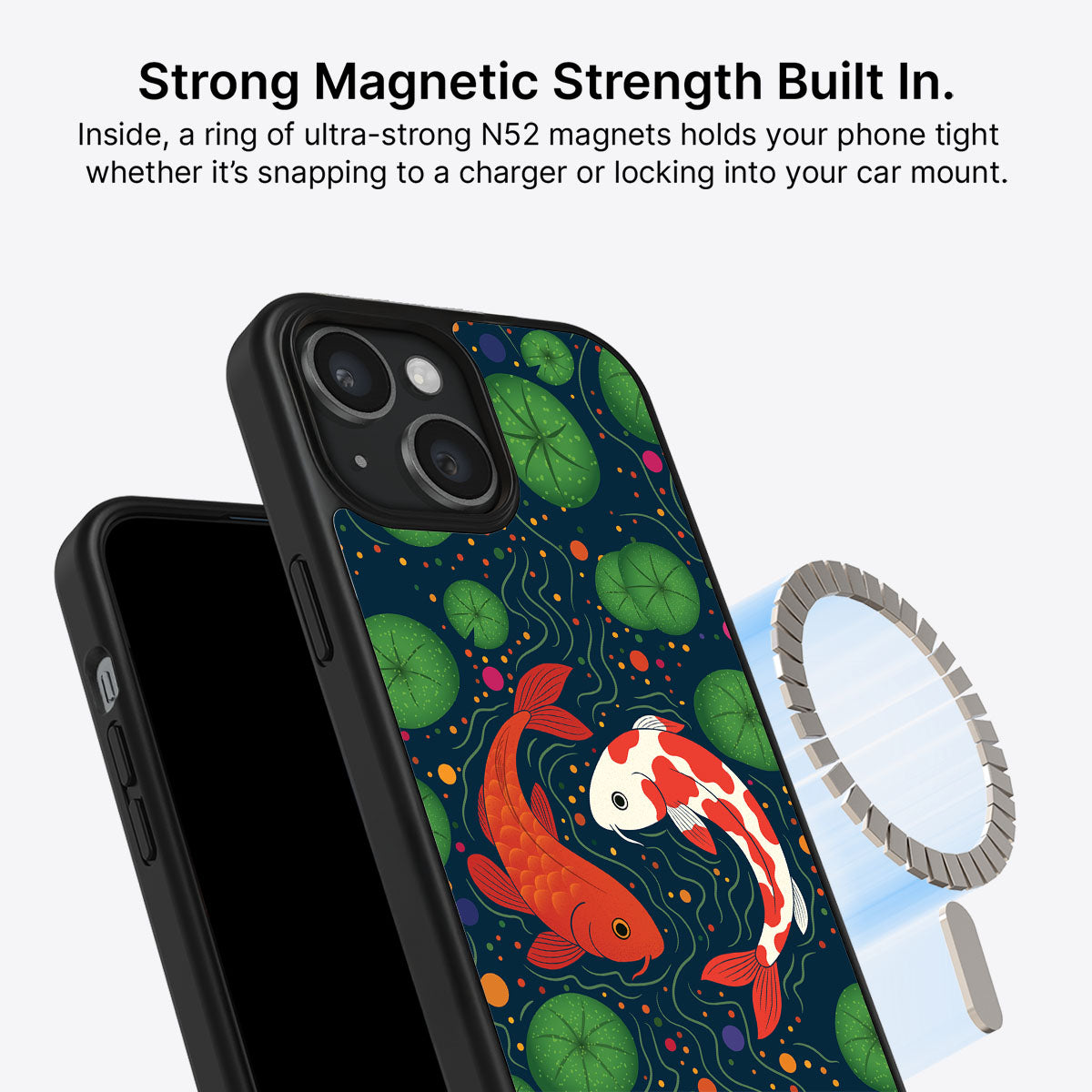 Koi Fish - iPhone 14 Case, #case type_core (magsafe)