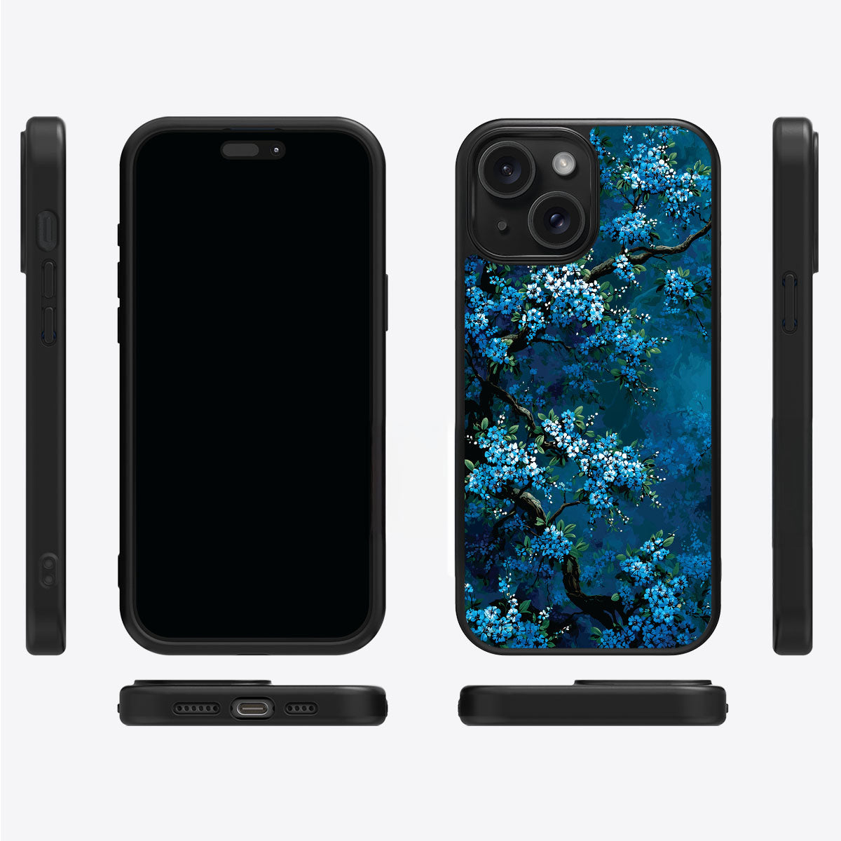 Moonlit Petals - iPhone 14 Case #case type_core (magsafe), #case type_core (non magsafe)