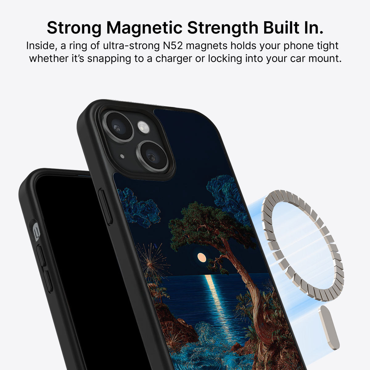 iPhone 14 MagSafe case – Quiet Moon design