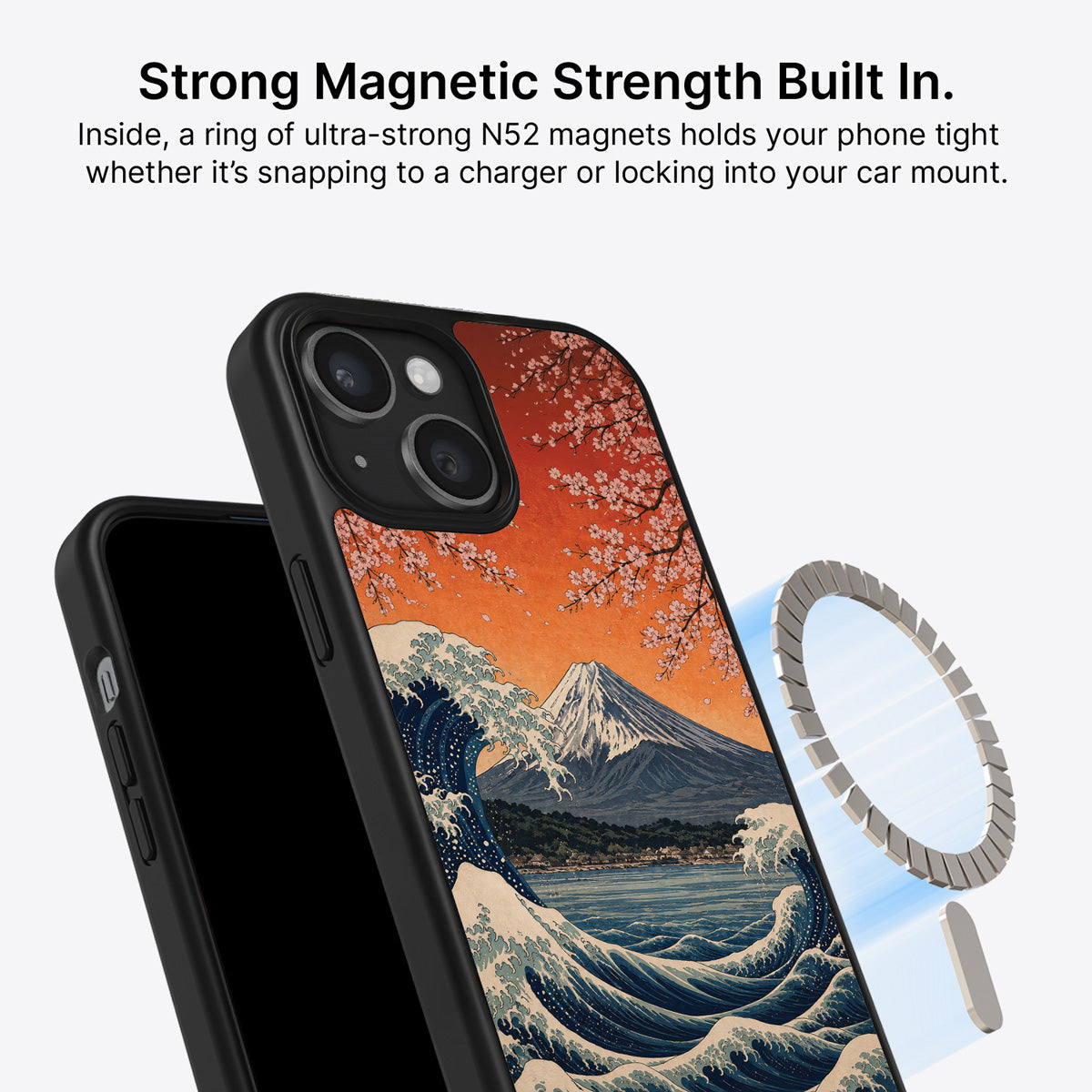 iPhone 14 MagSafe case – Sakura Coast design