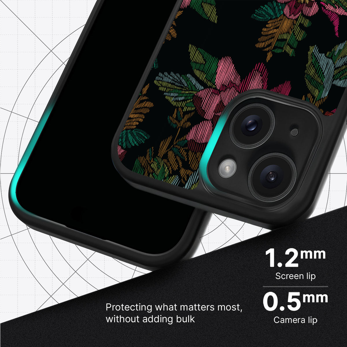 Woven Blooms - iPhone 14 Case #case type_core (magsafe), #case type_core (non magsafe)