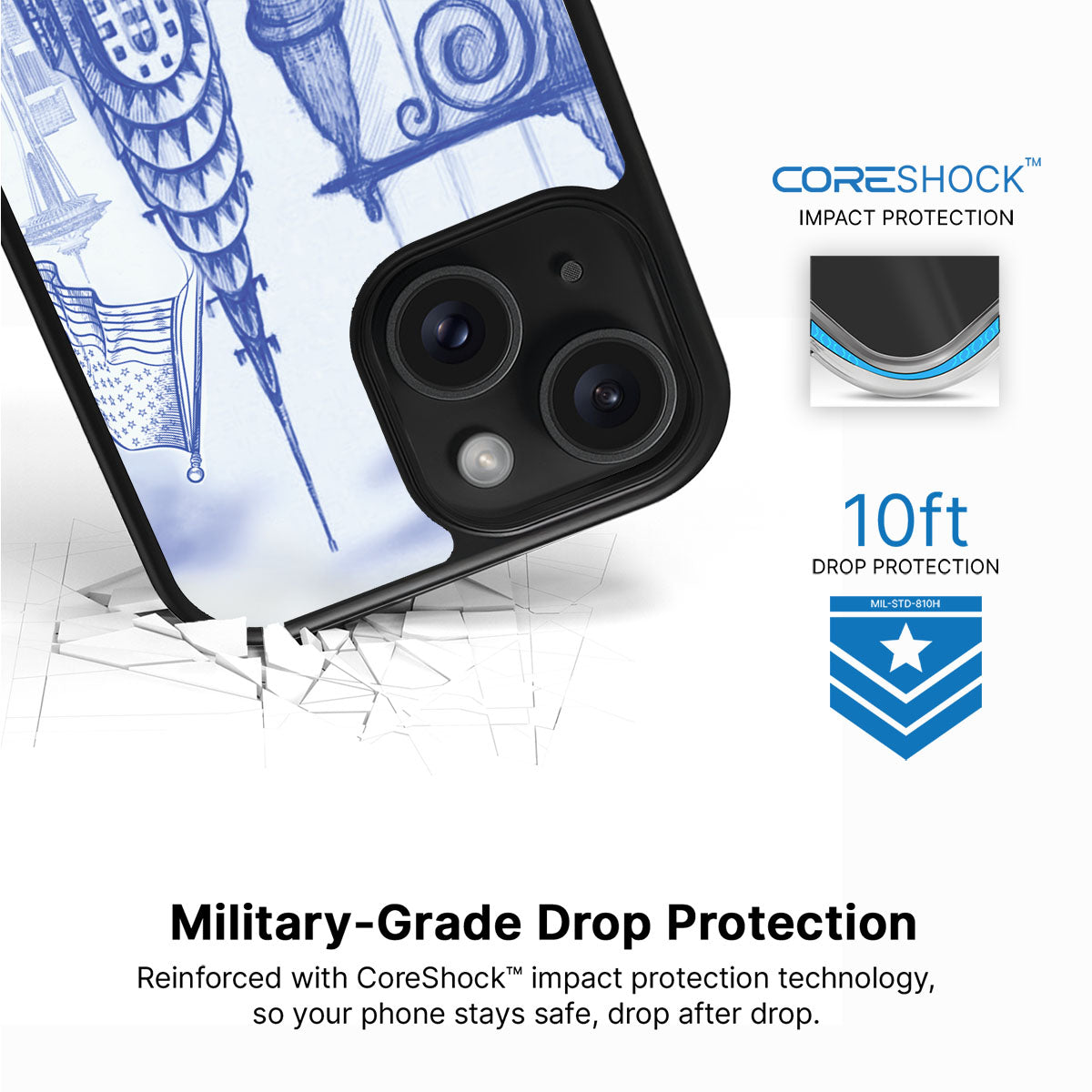 American Dream - iPhone 14 Plus Case #case type_core (magsafe), #case type_core (non magsafe)