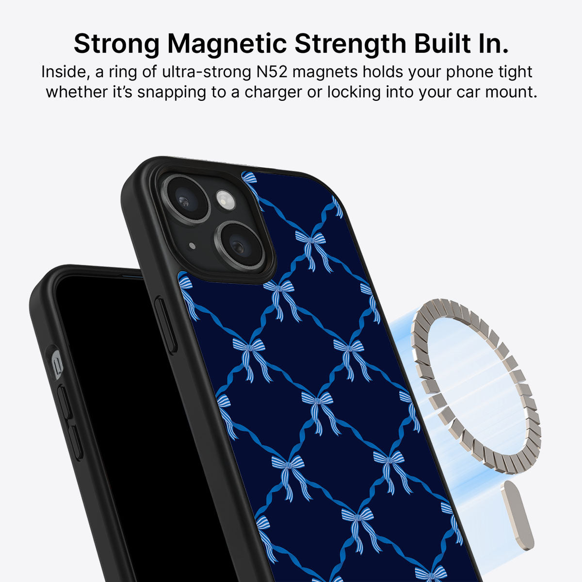 Azure Elegance - iPhone 14 Plus Case