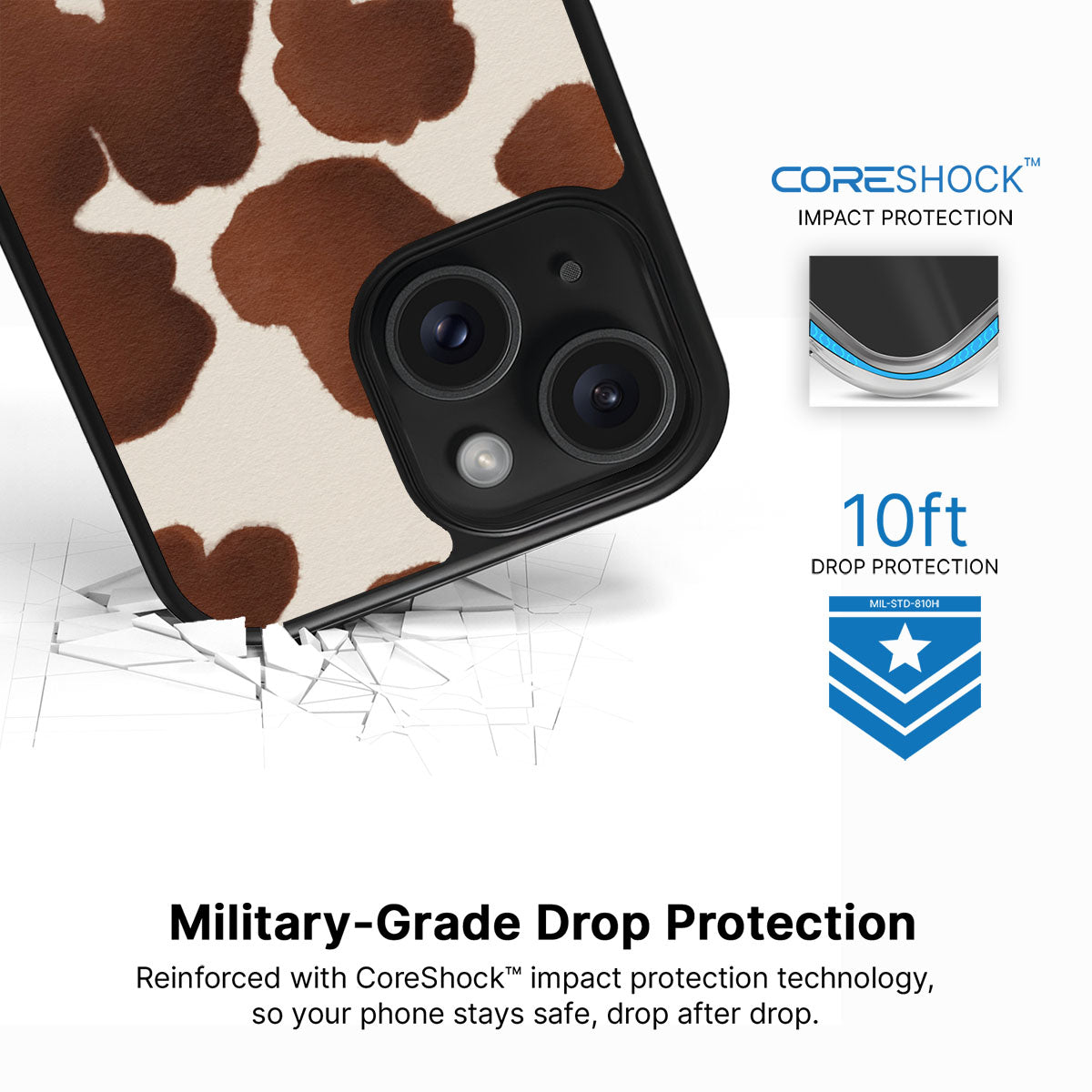 Cocoa Cow - iPhone 14 Plus Case #case type_core (magsafe), #case type_core (non magsafe)