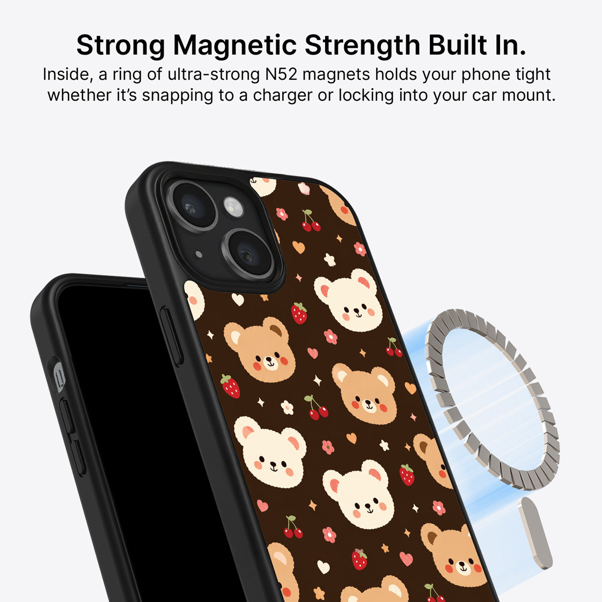 iPhone 14 Plus MagSafe case – Cocoa Cuddles design