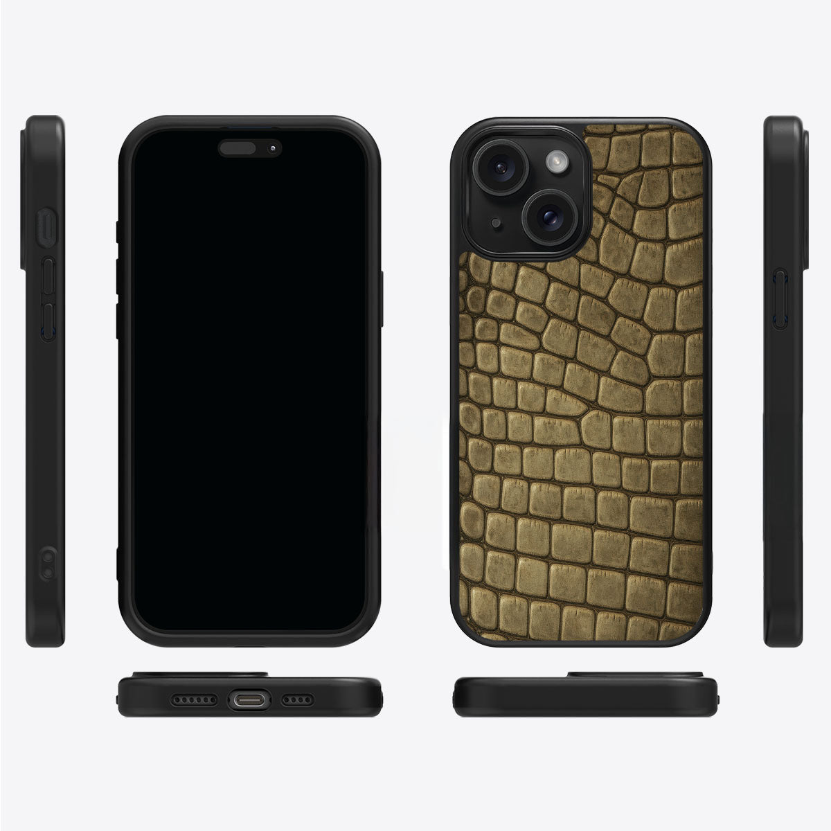 Croc Scales - iPhone 14 Plus Case  #case type_core (magsafe), #case type_core (non magsafe)