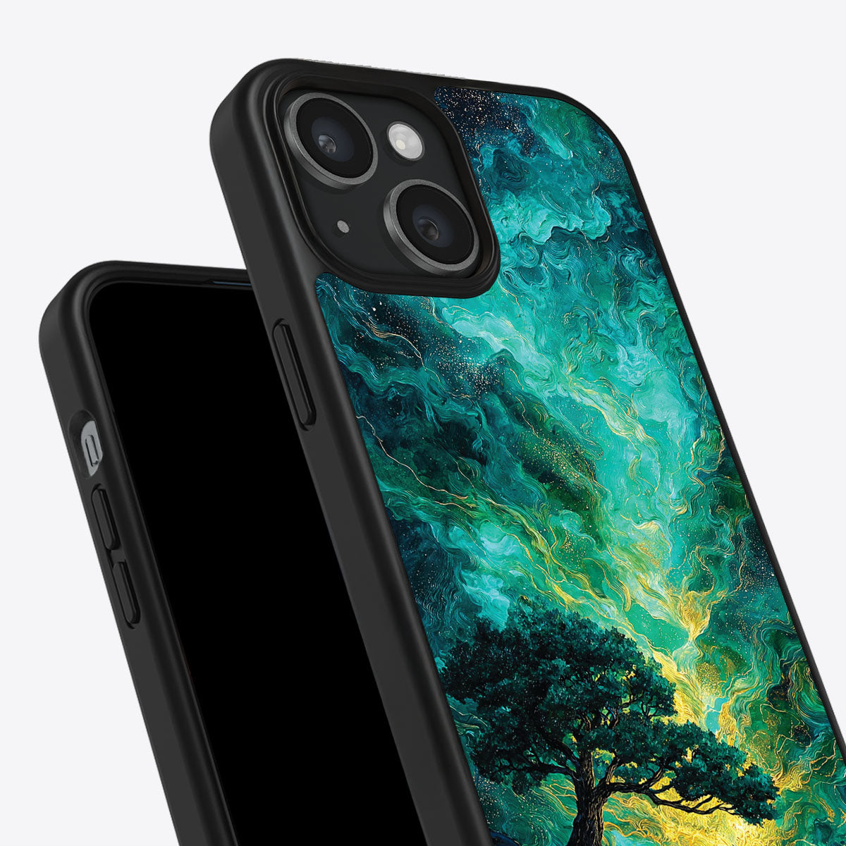 Emerald Storm - iPhone 14 Plus Case #case type_core (non magsafe)