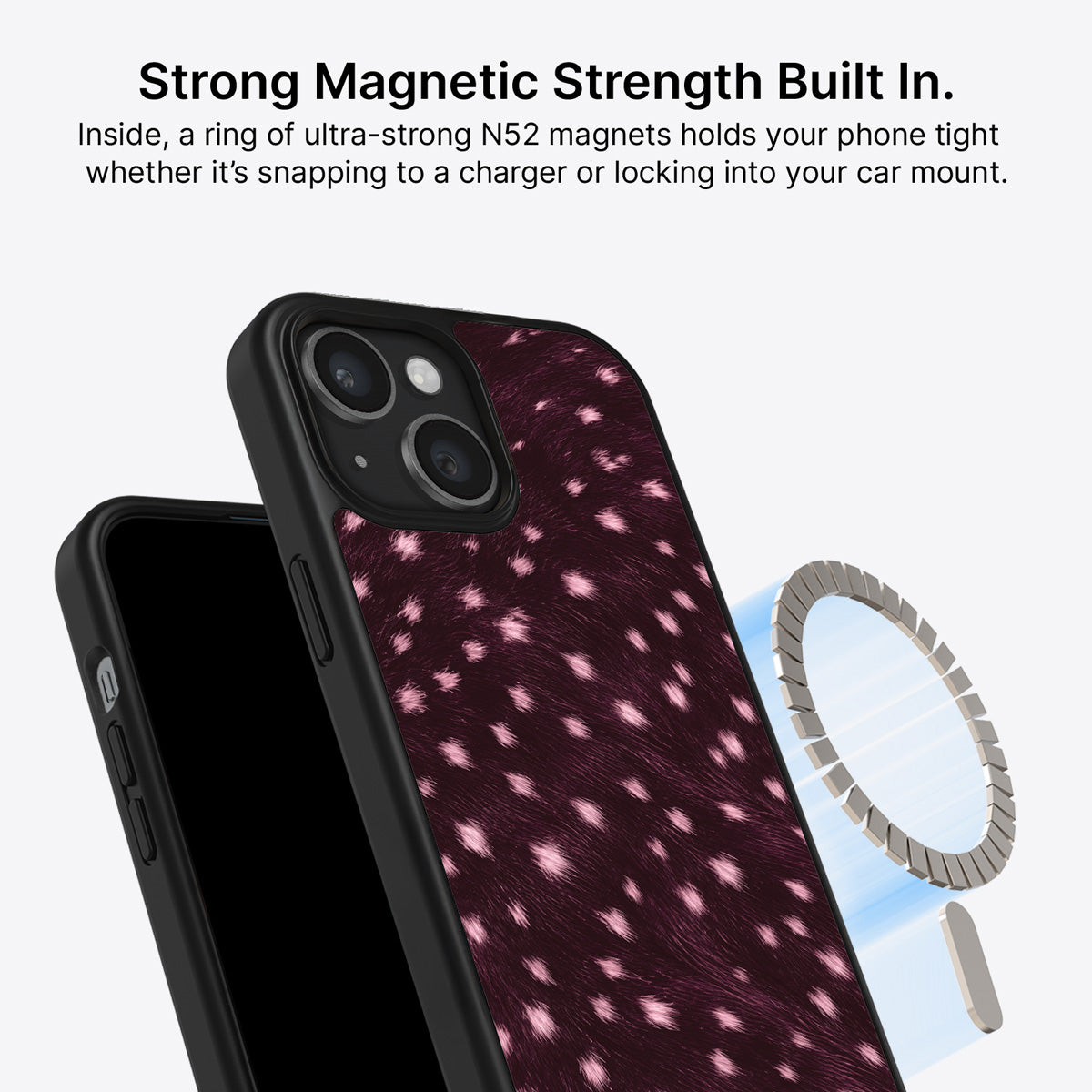 iPhone 14 Plus MagSafe case – Fawn Spots design