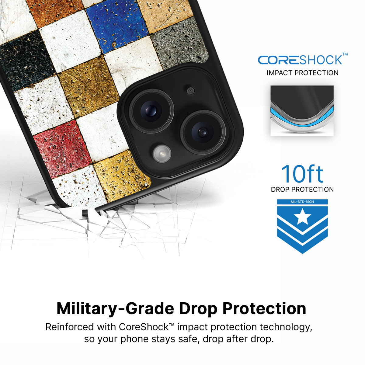 Heritage Mosaic - iPhone 14 Plus Case #case type_core (magsafe), #case type_core (non magsafe)