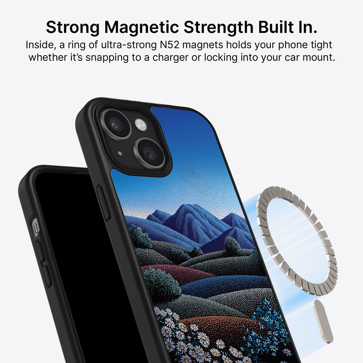 iPhone 14 Plus Case with MagSafe – Indigo Hills