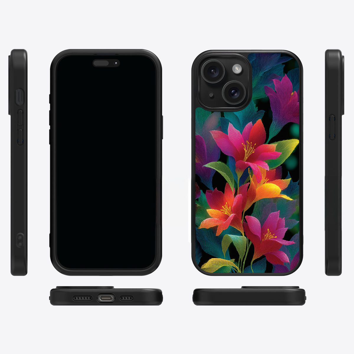 iPhone 14 Plus Case with MagSafe – Jungle Bloom