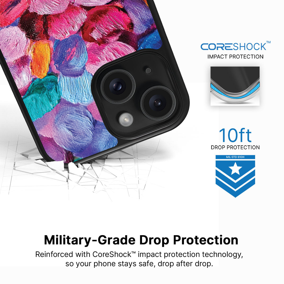 Petal Mosaic - iPhone 14 Plus Case