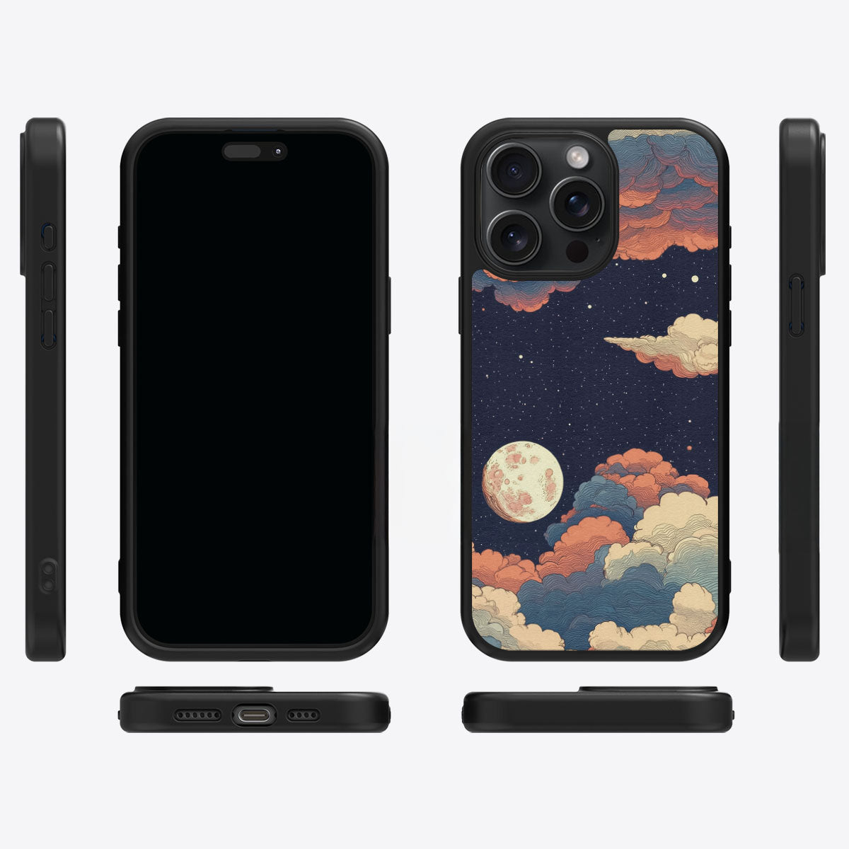 Blushed Moon - iPhone 14 Pro Case #case type_core (magsafe), #case type_core (non magsafe)