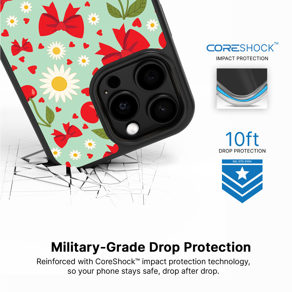 Blushing Bows - iPhone 14 Pro Case #case type_core (magsafe), #case type_core (non magsafe)