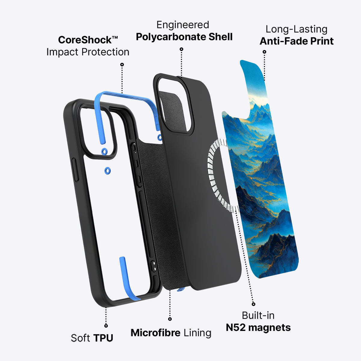 Ethereal Dawn - iPhone 14 Pro Case #case type_core (magsafe)